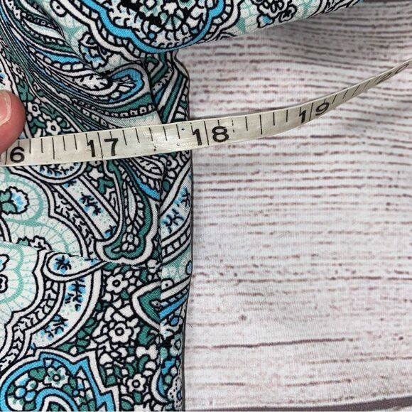 Notations petite paisley print button down blouse sz petite small - Picture 10 of 13